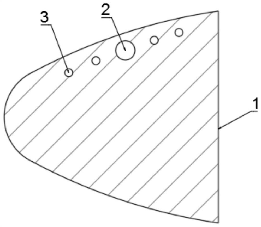 Efficient water removal structure of automobile rearview mirror