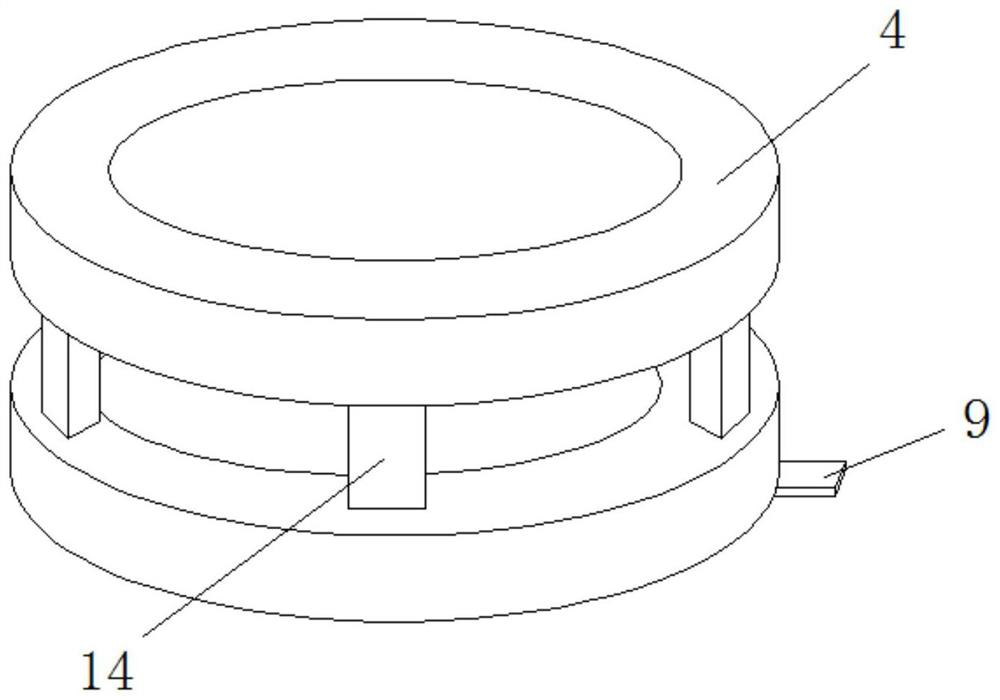 A sewage pipe clamping device with adjustable clamp spacing and clamping size