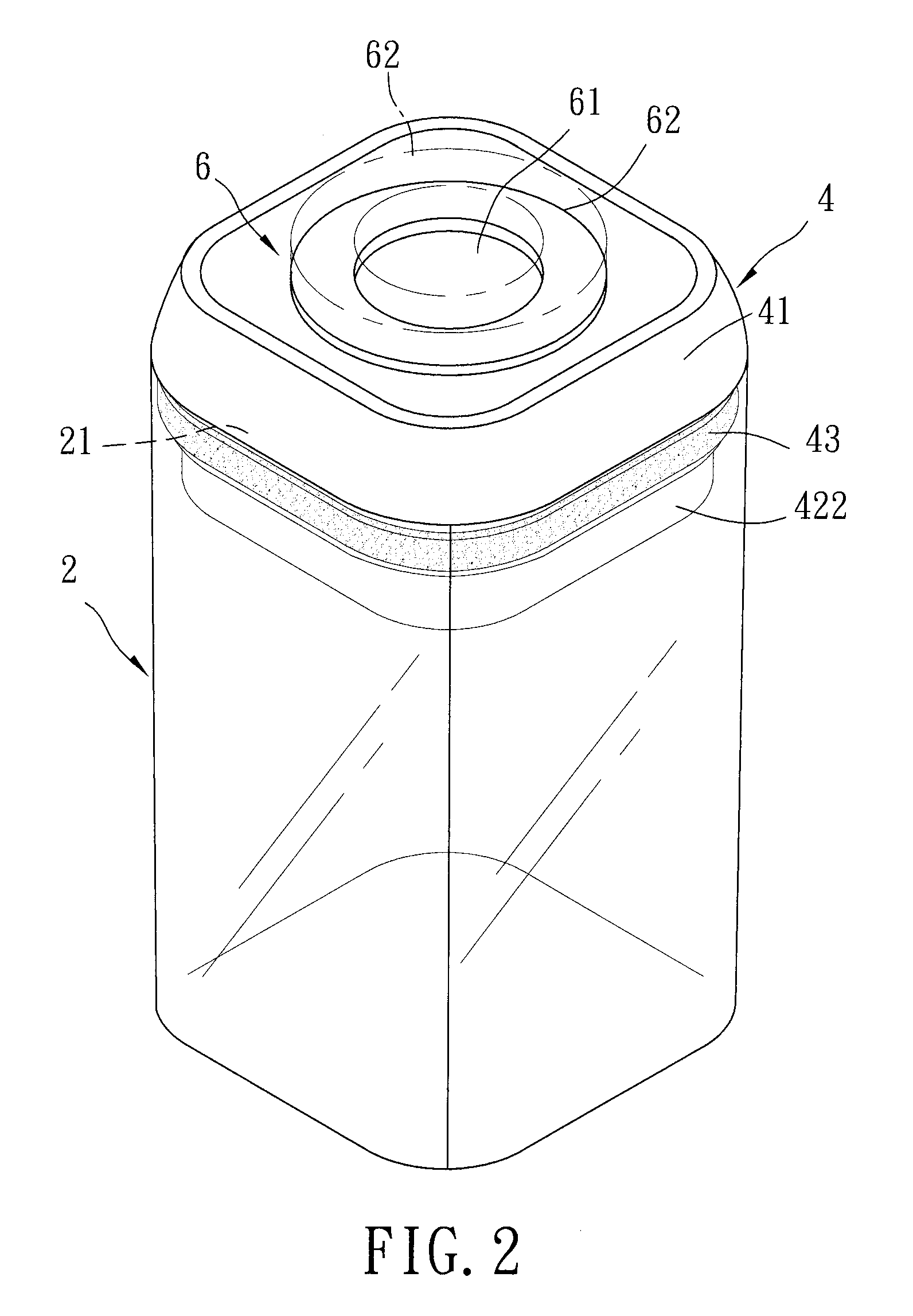 Hermetic container