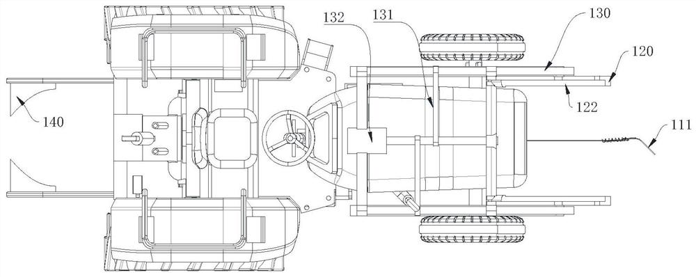 Tobacco field mulching film recovery device