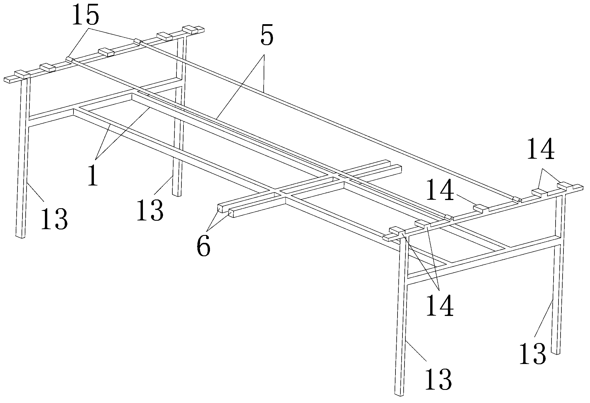 Automatic turning-over bed