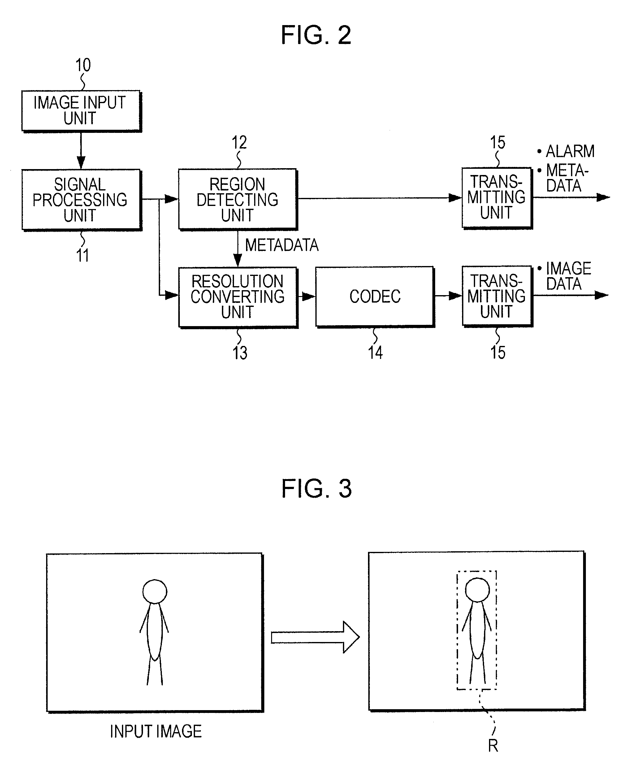 Image transmitting apparatus, image receiving apparatus, image transmitting and receiving system, recording medium recording image transmitting program, and recording medium recording image receiving program