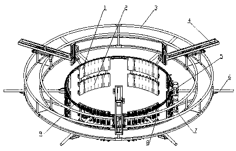 Maintenance robot for wind power tower barrel