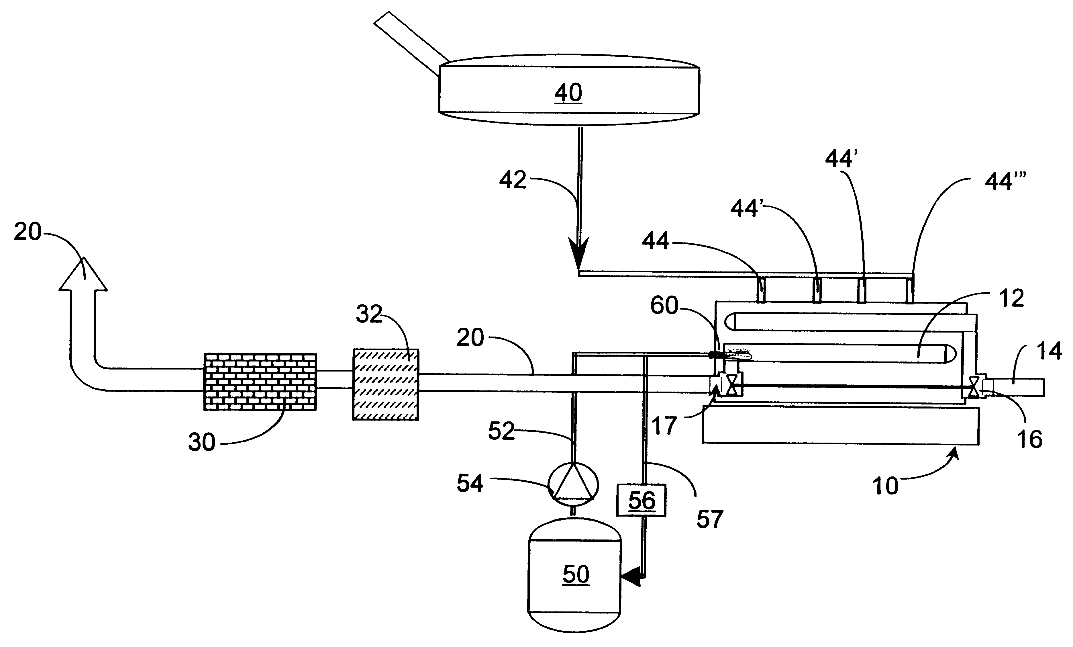 Urea pyrolysis chamber and process for reducing lean-burn engine NOx emissions by selective catalytic reduction