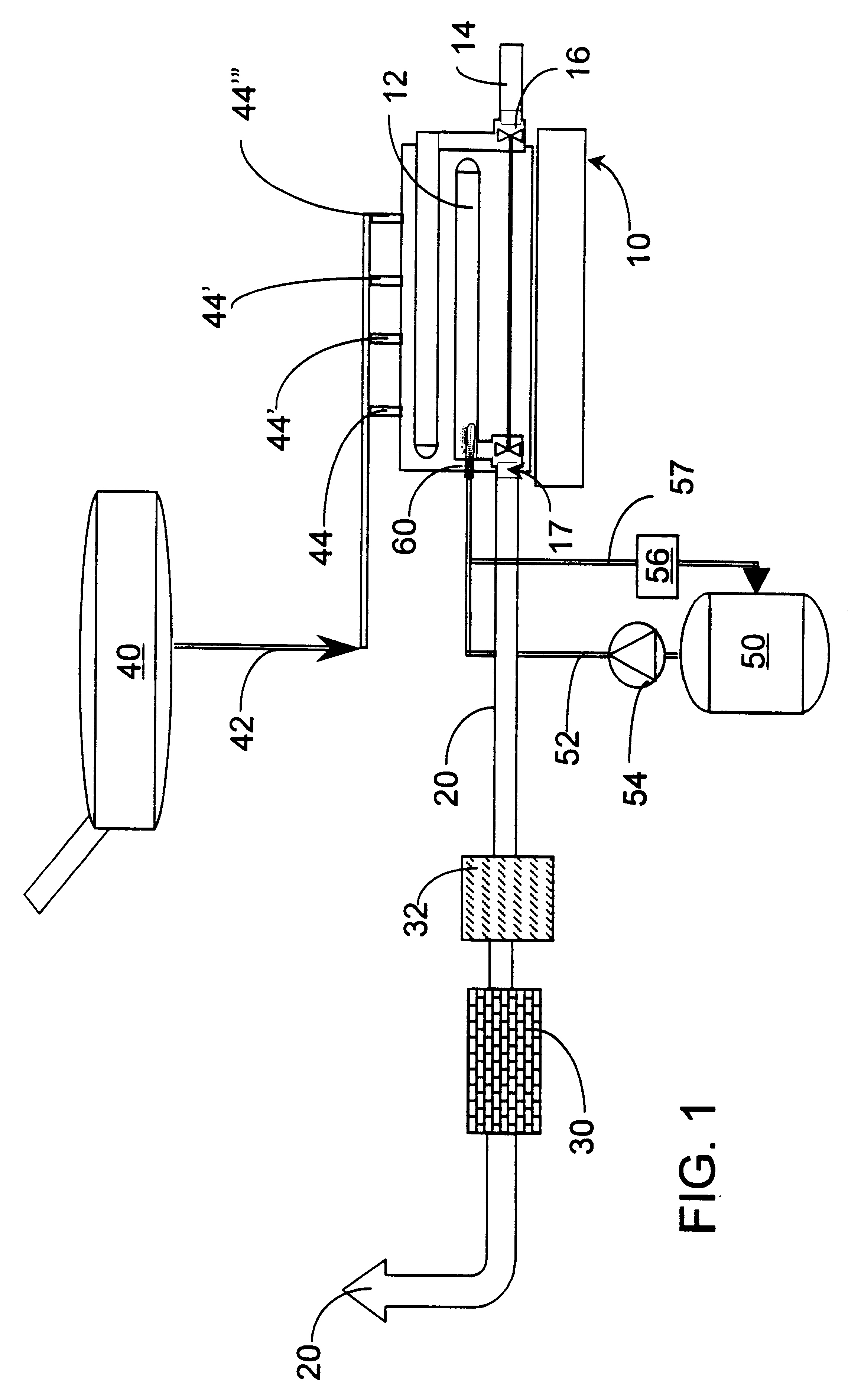 Urea pyrolysis chamber and process for reducing lean-burn engine NOx emissions by selective catalytic reduction