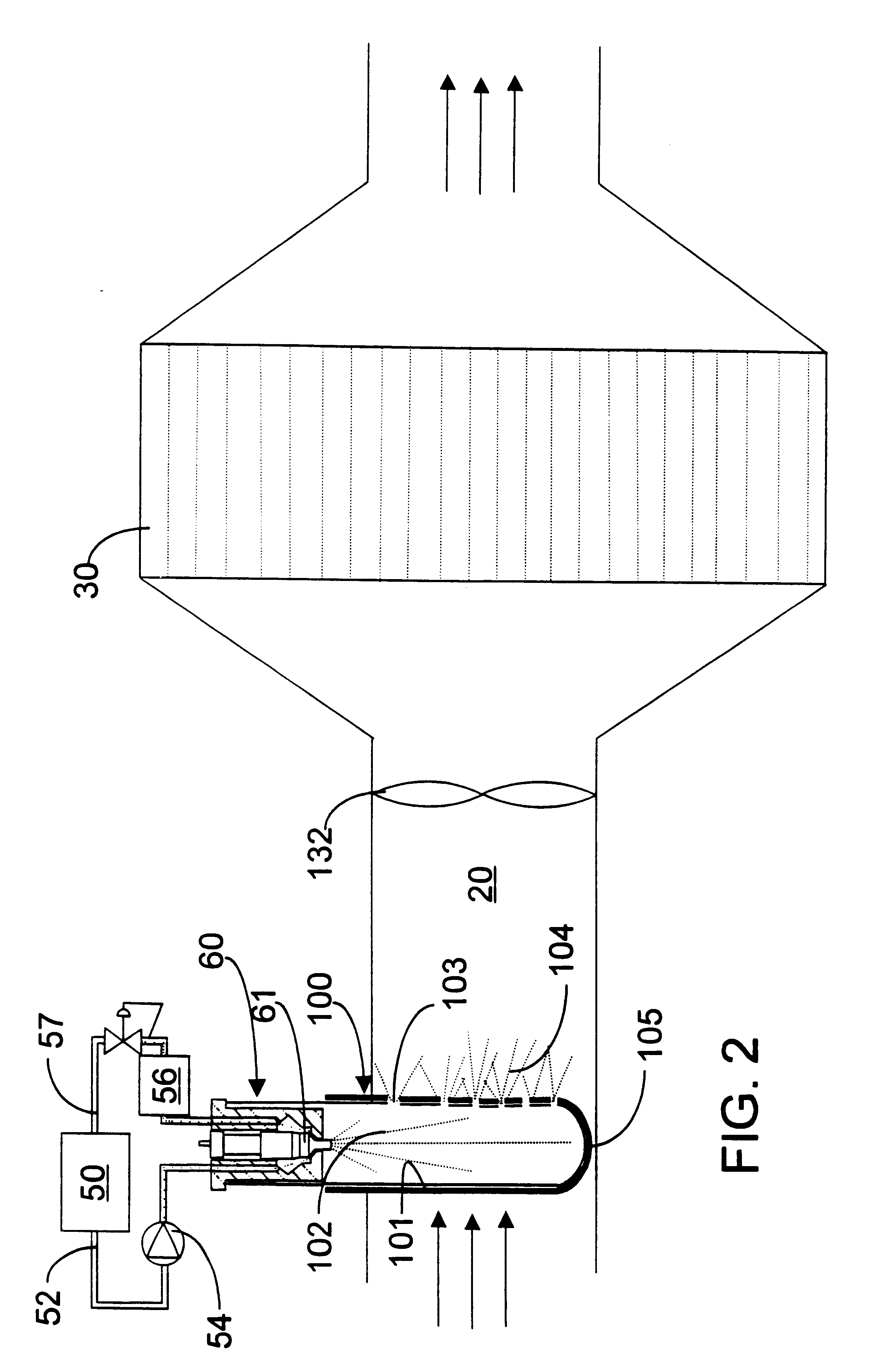 Urea pyrolysis chamber and process for reducing lean-burn engine NOx emissions by selective catalytic reduction