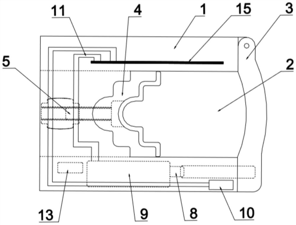 A device for quick unlocking and securing of firearms