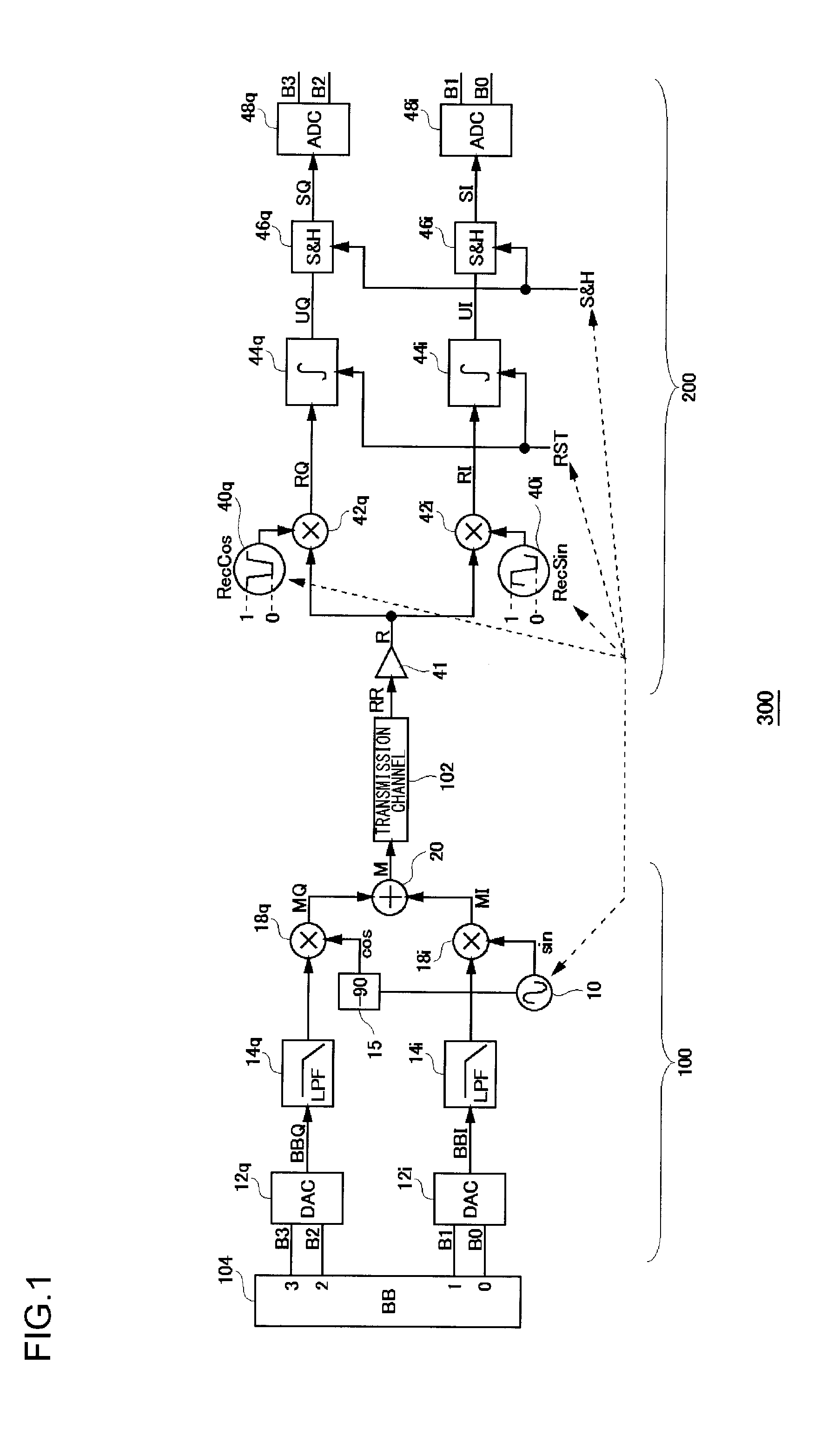 Quadrature amplitude demodulator and demodulation method