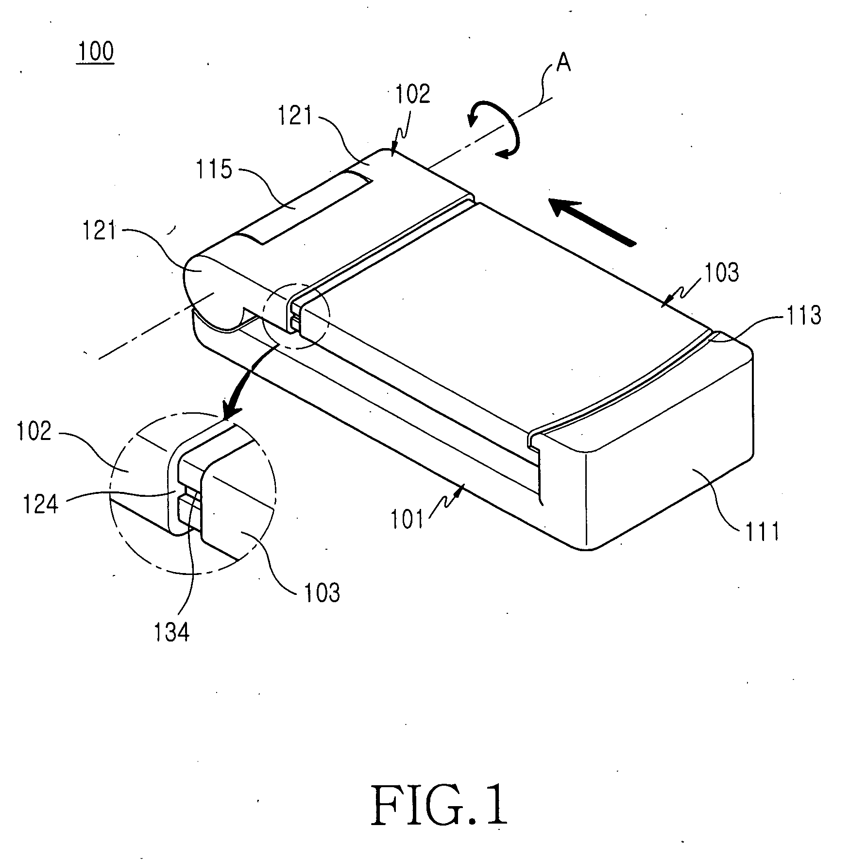 Sliding/folding-type portable terminal