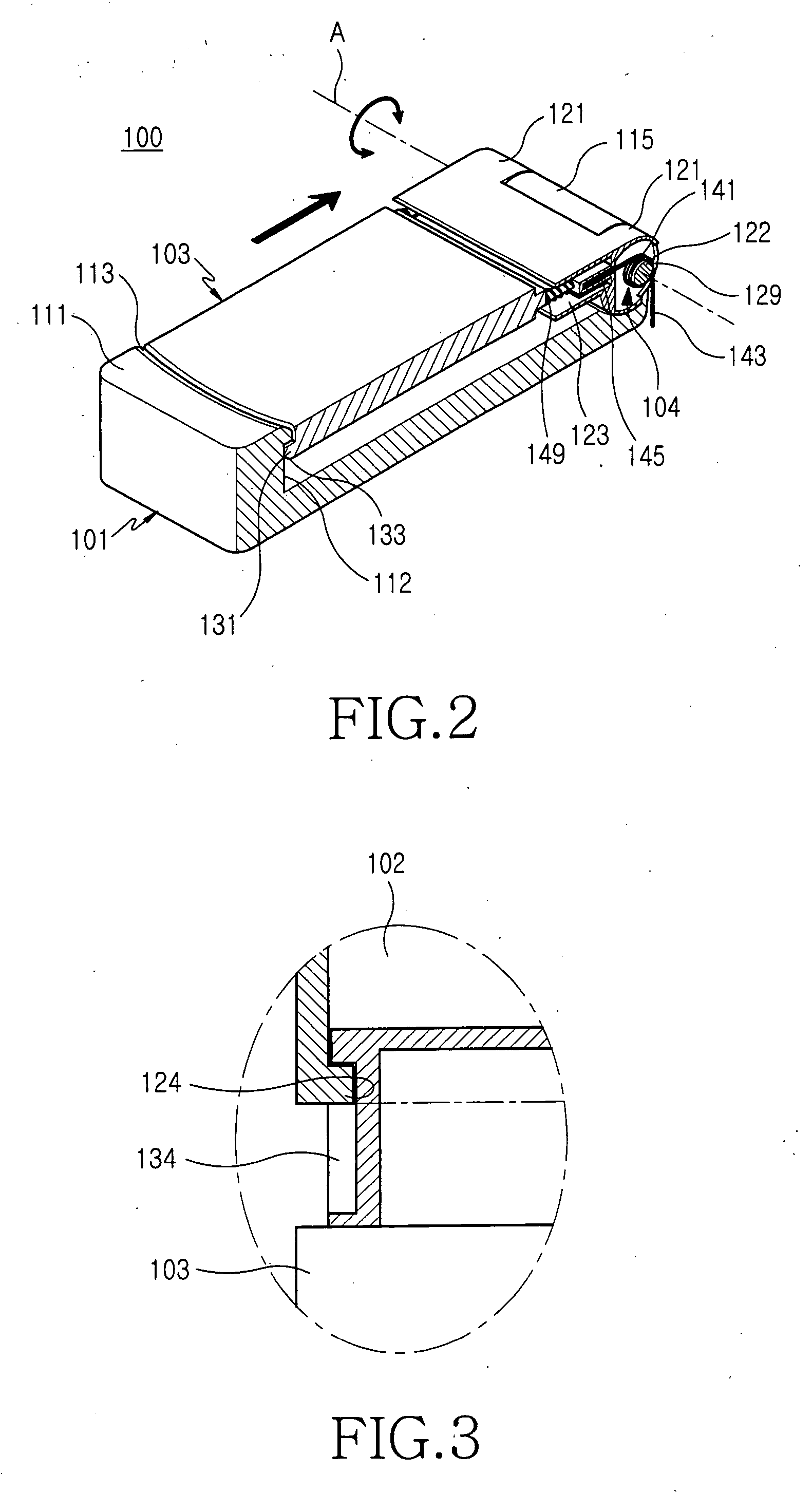 Sliding/folding-type portable terminal