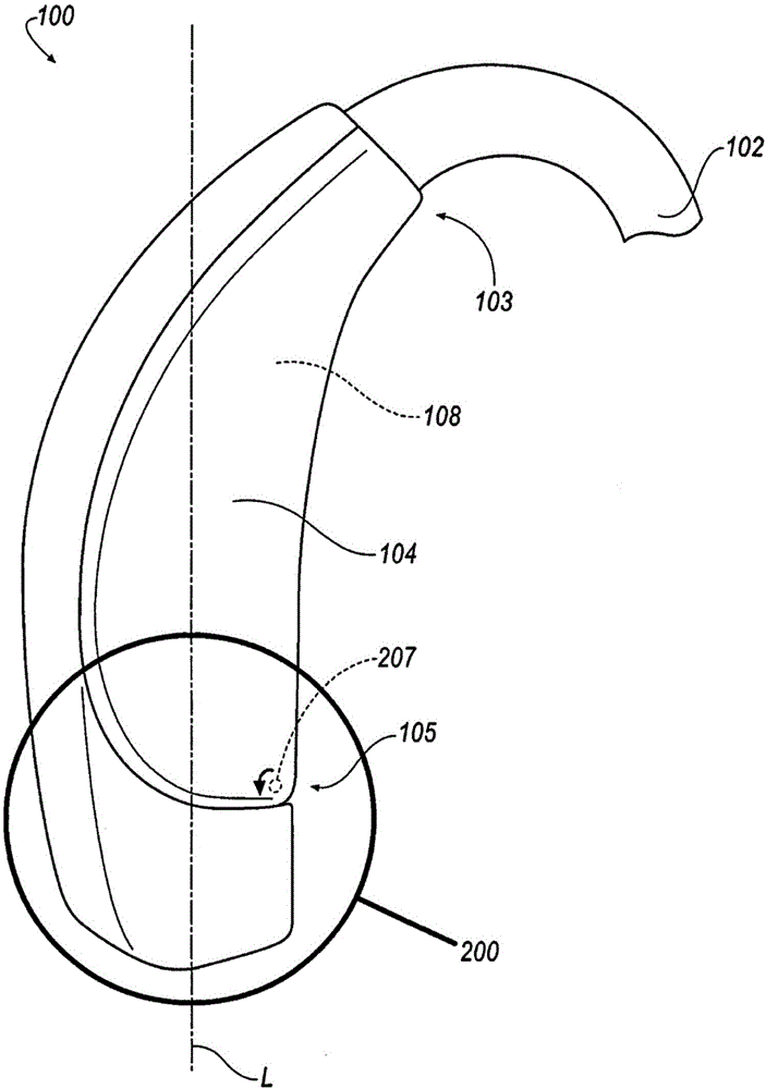 Hearing aid battery door module