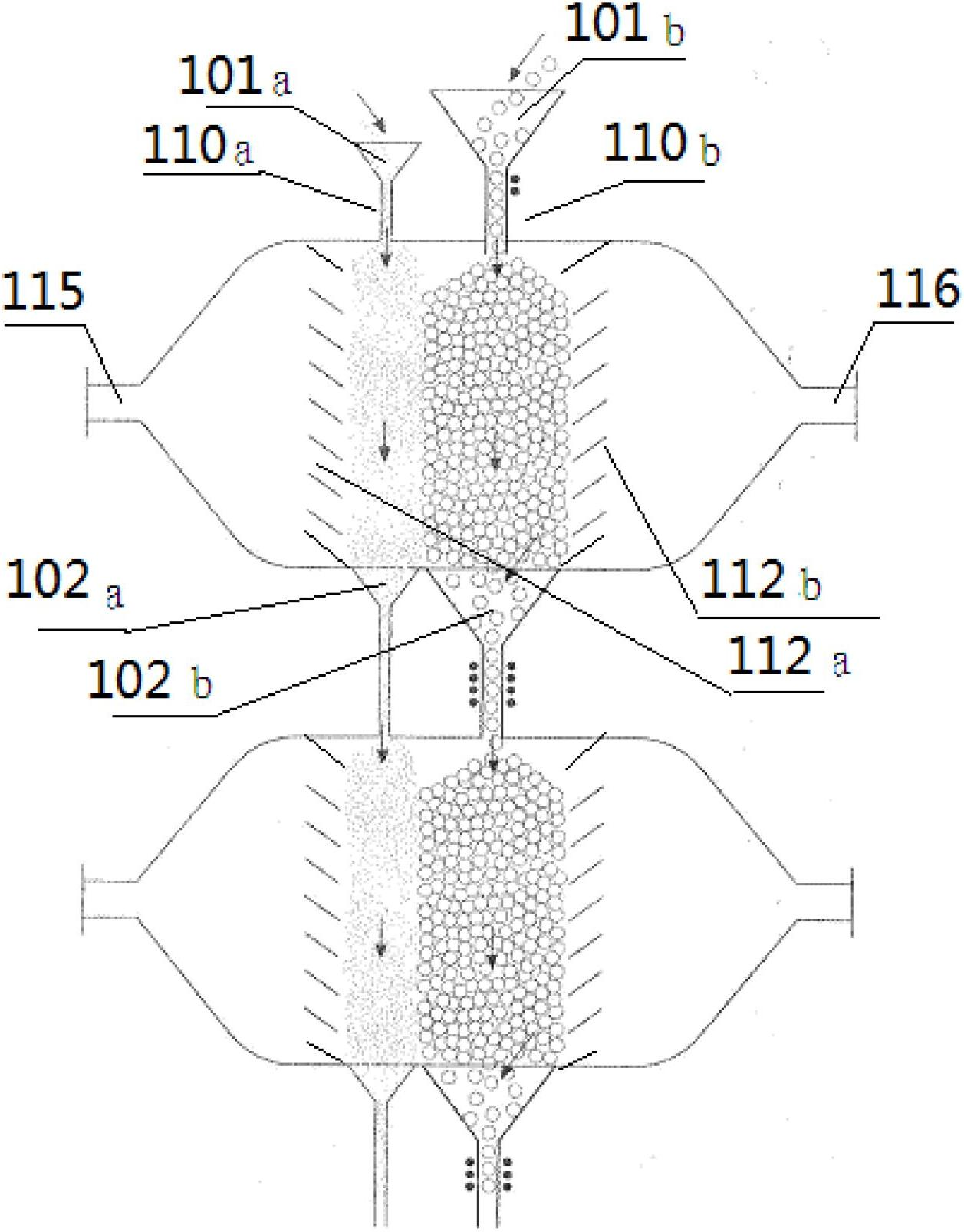 Reactor and method for preparing particle material