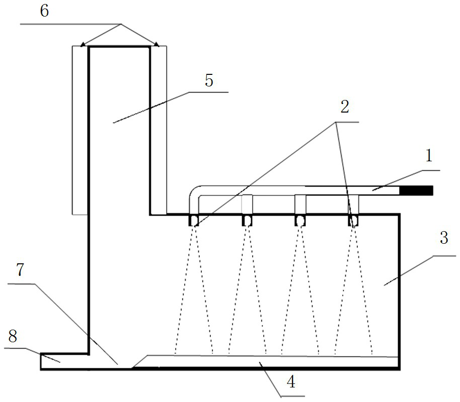 Spray cooling device for condensation of phase-change material assisted gas-phase working medium