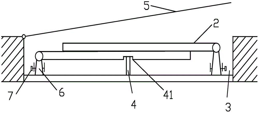 Invisible retractable badminton post