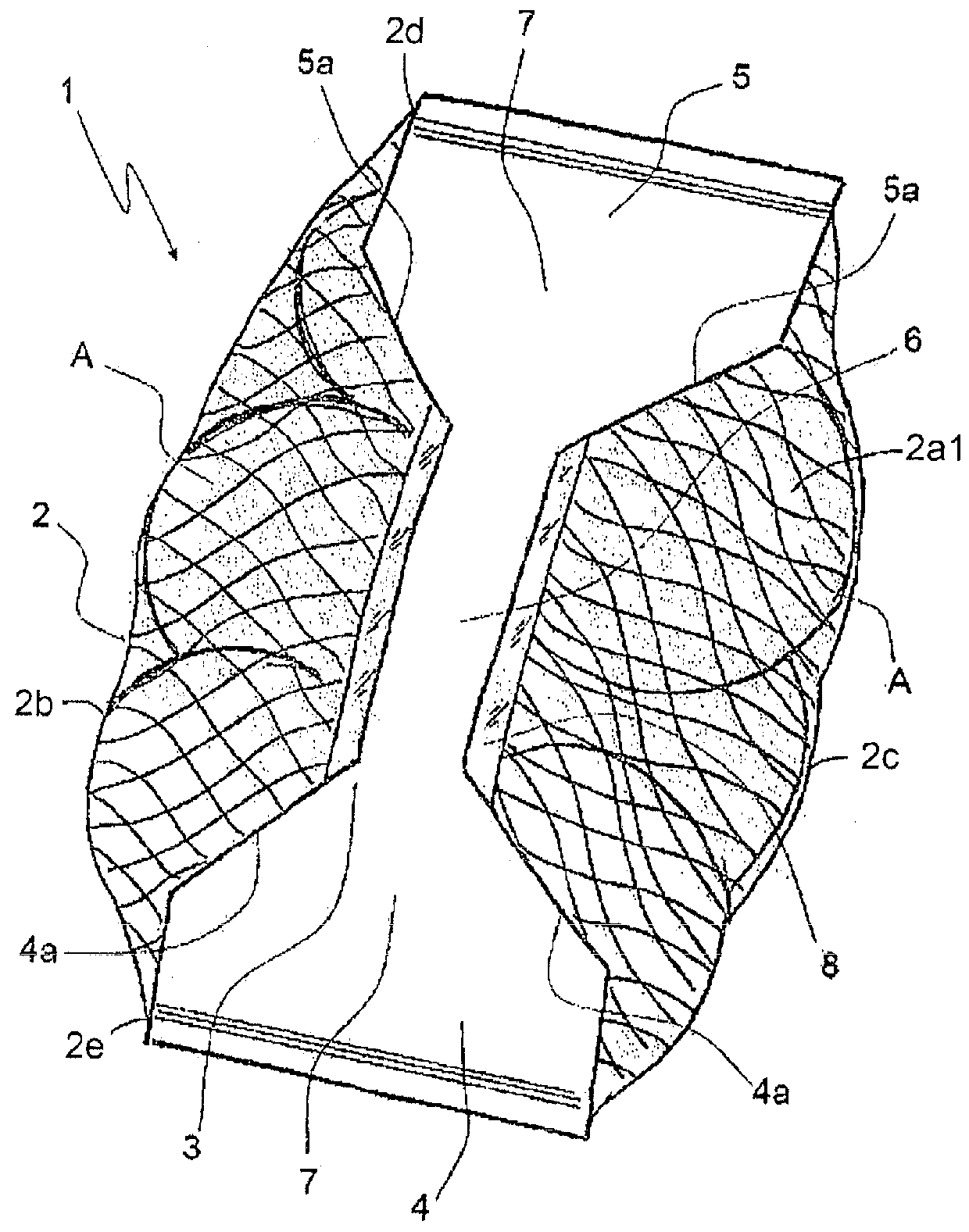 Container for fruit and vegetable products and method for making the container and for packing such products