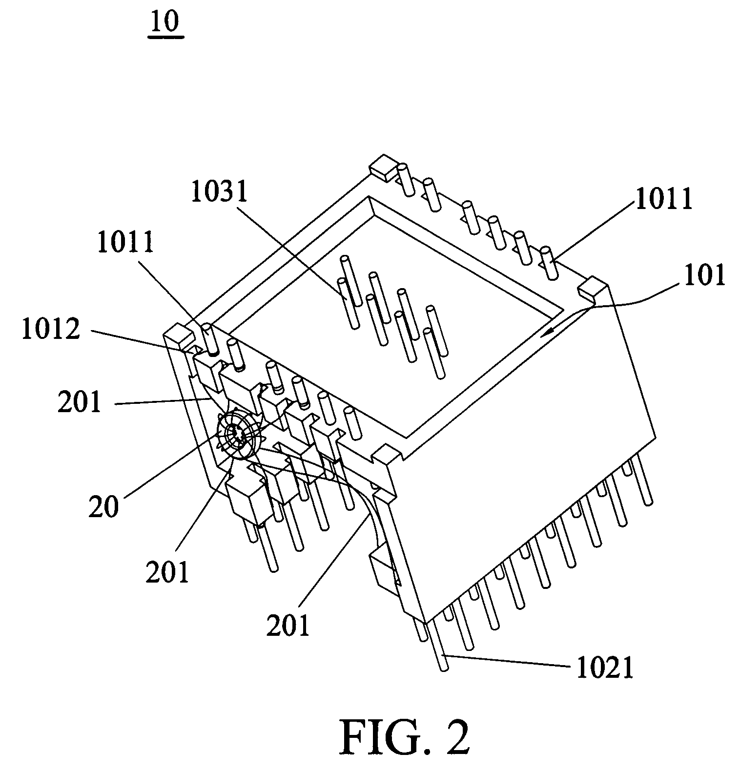 Filter and coil connecting frame thereof