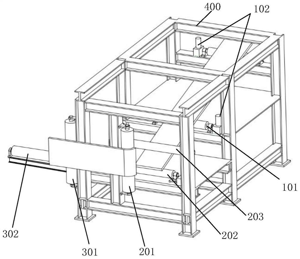 Traction system and method for quick replacement of flexible belt of long-distance overhead belt conveyor