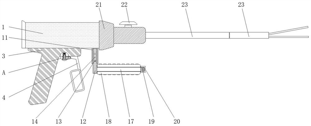 Minimally invasive endoscope anastomat with safety catch