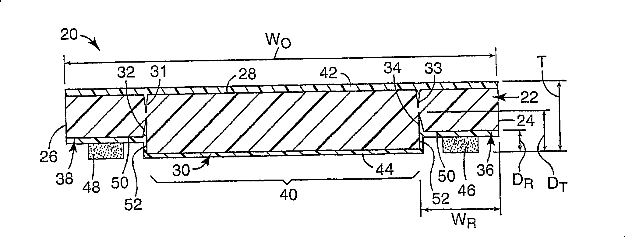 Cover tape and method for manufacture