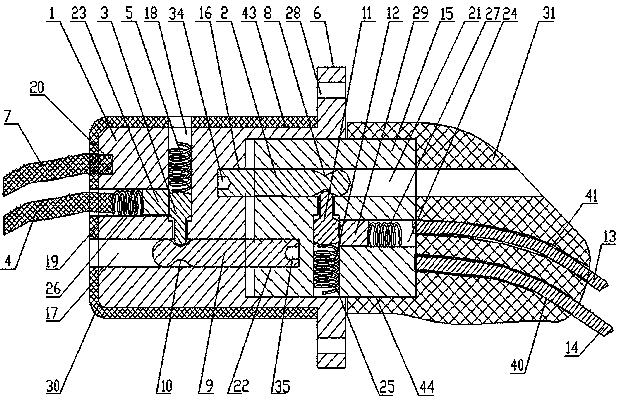 Safety socket plug with one visible electrode