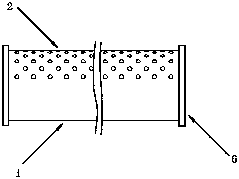 Composite tubular product for constructing sponge city