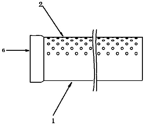 Composite tubular product for constructing sponge city