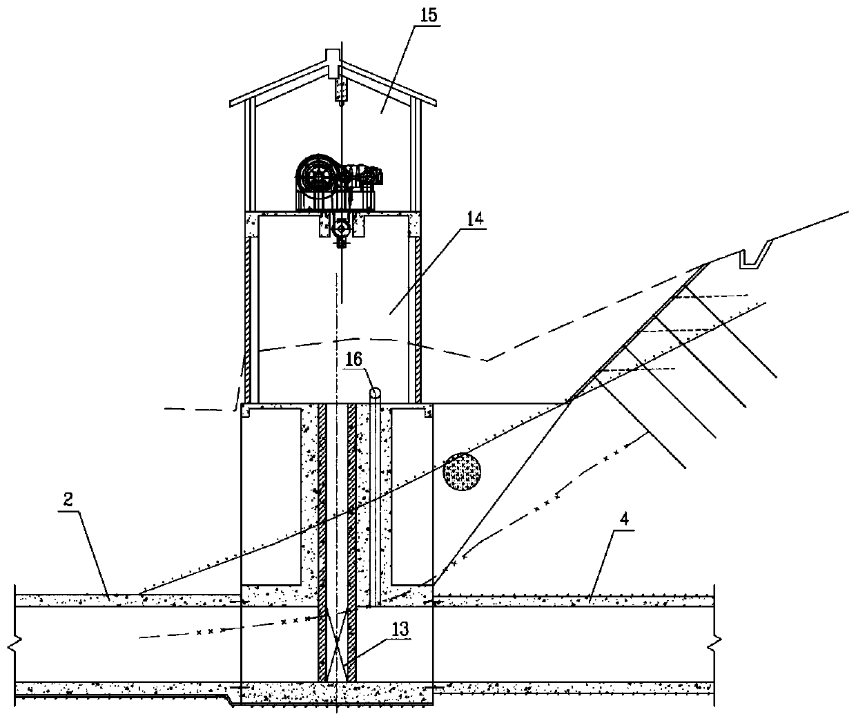 Water diversion and drainage bidirectional pressure tunnel