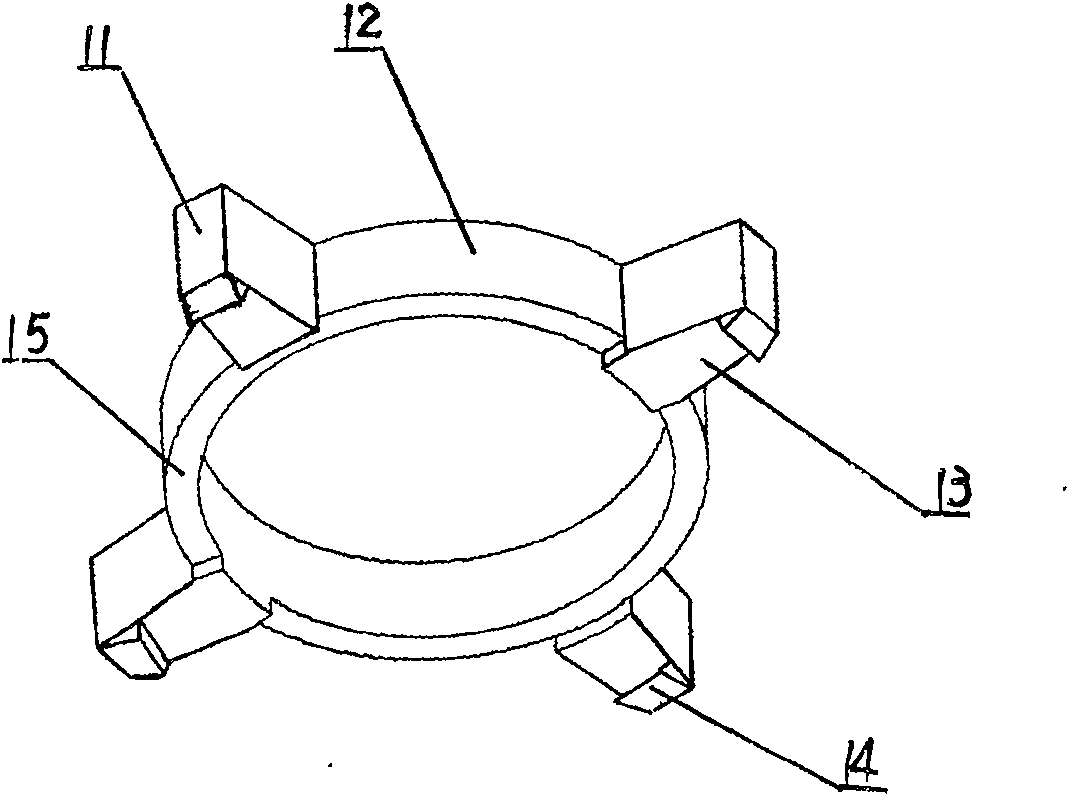 Plug-fastened self-locking exterior scaffold