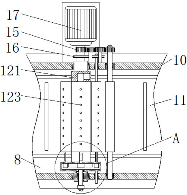 A horizontal roller suction collating machine