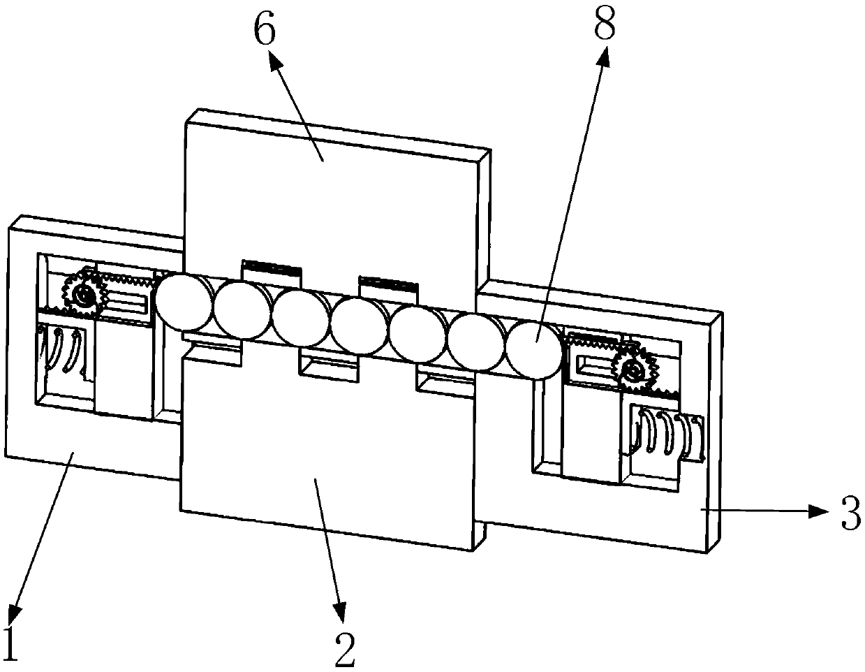 Abrasion-resisting ball hinge controlled on basis of slider-crank mechanism