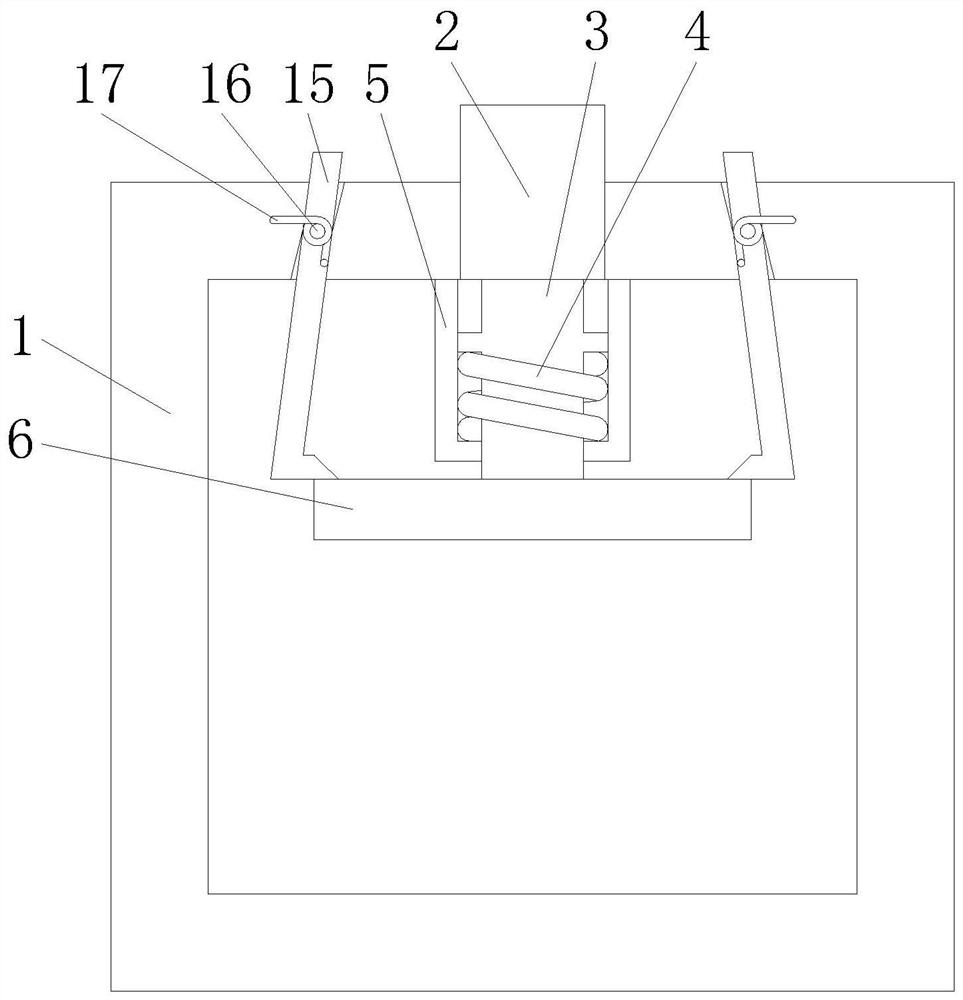 Anti-slip telescopic intelligent switch guide structure