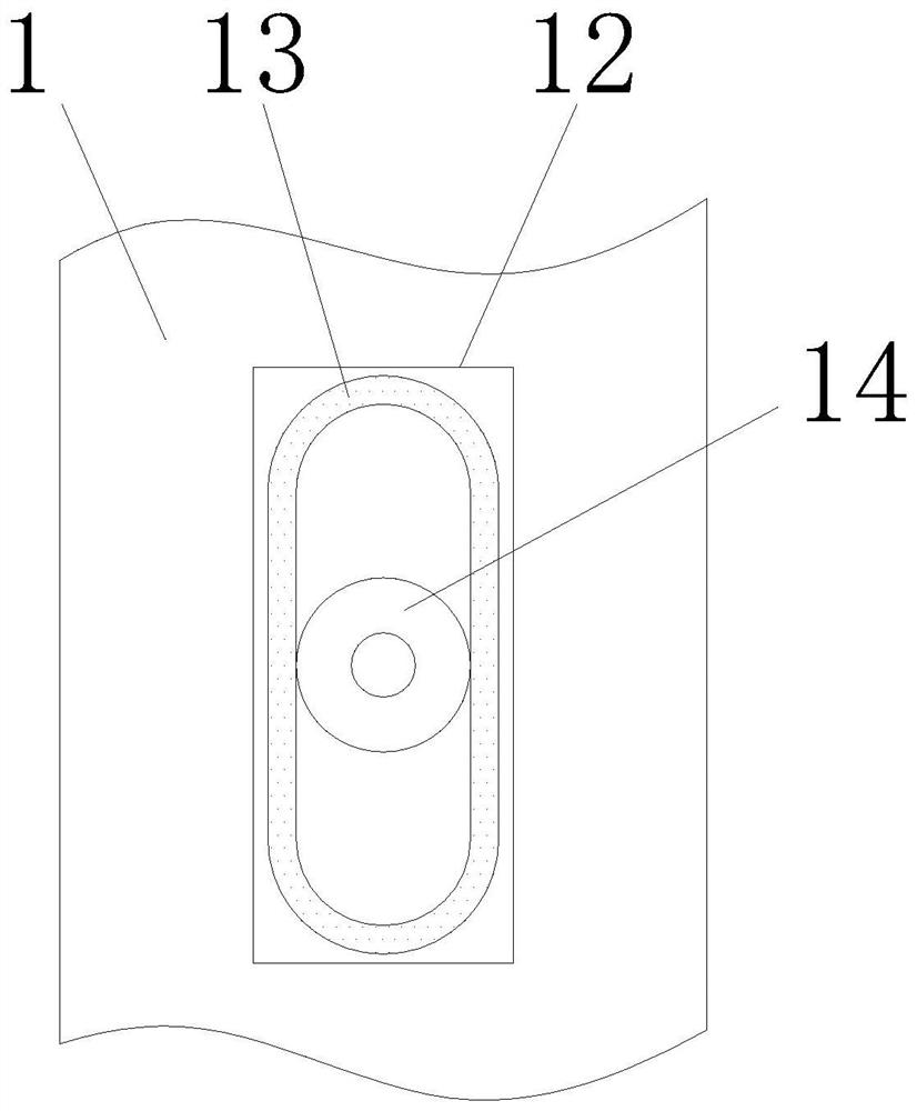 Anti-slip telescopic intelligent switch guide structure