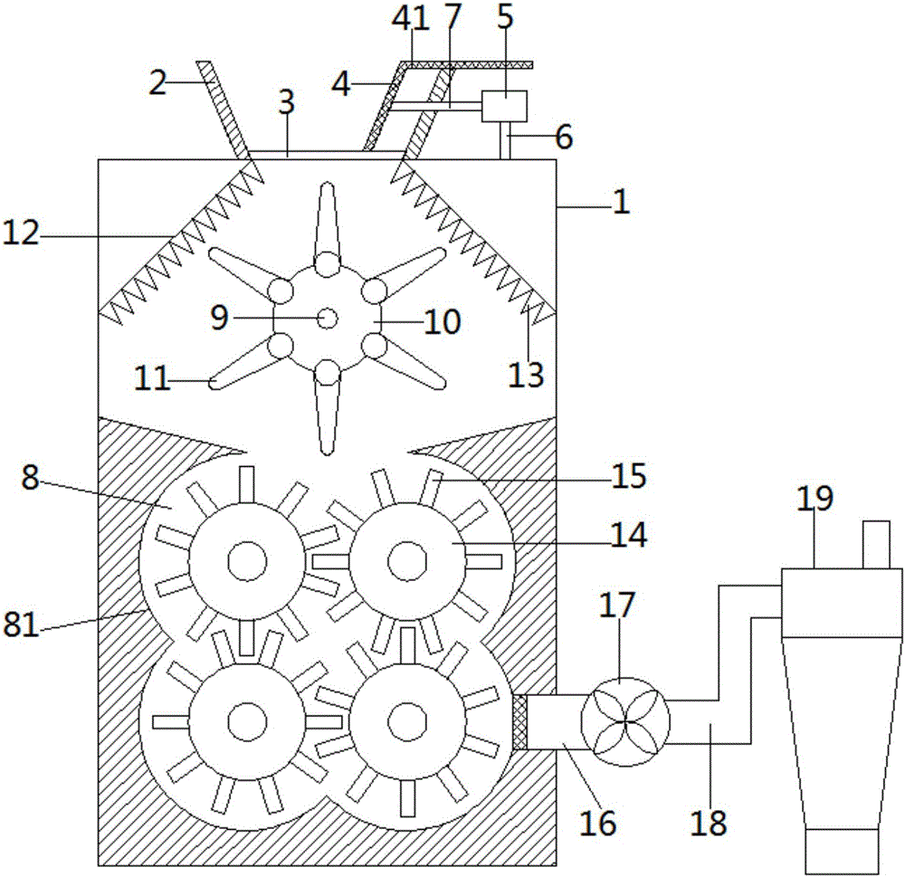 Efficient environment-friendly crusher for food processing