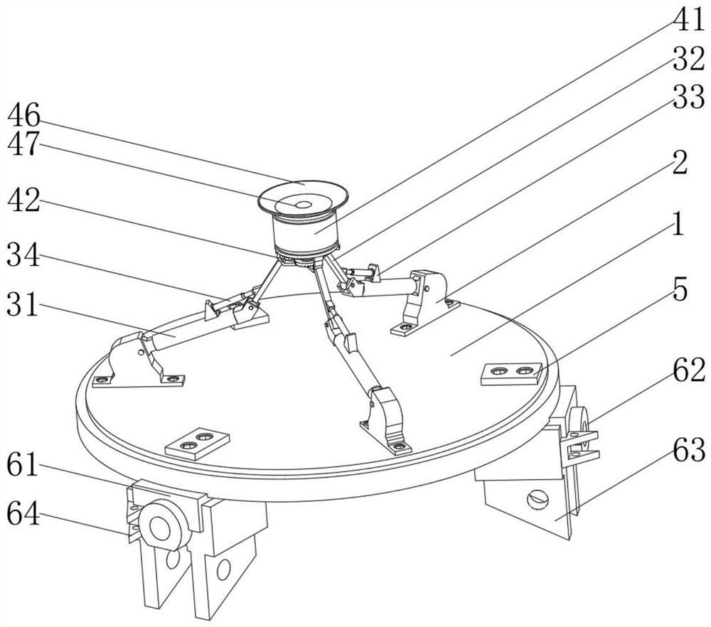 A hoisting mechanical component based on atmospheric pressure vacuum adsorption