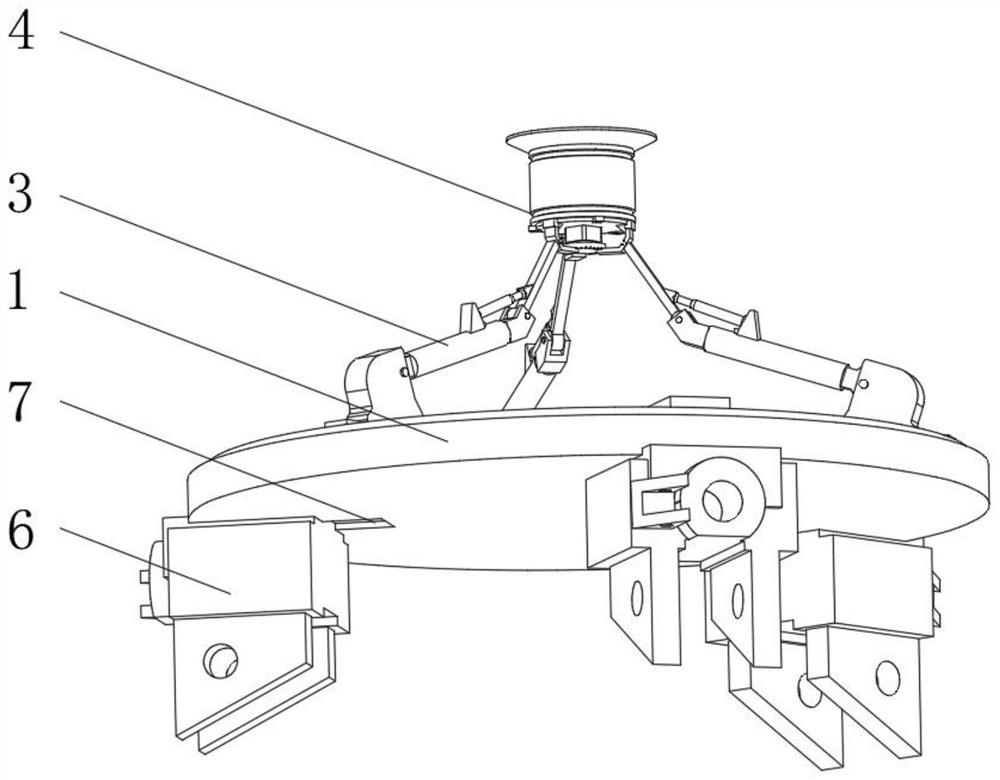 A hoisting mechanical component based on atmospheric pressure vacuum adsorption