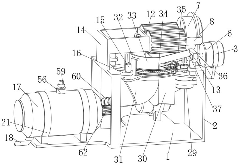 A biological hydrogen production device