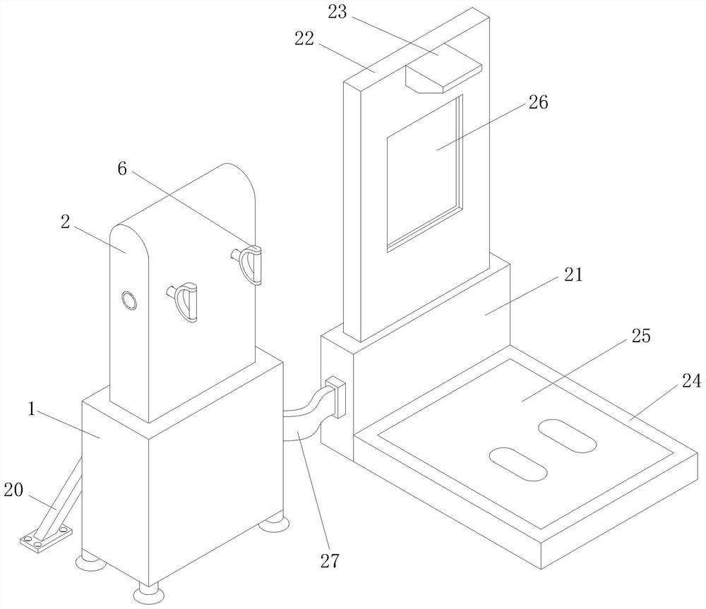 Physical fitness testing device for fitness equipment and use method of physical fitness testing device