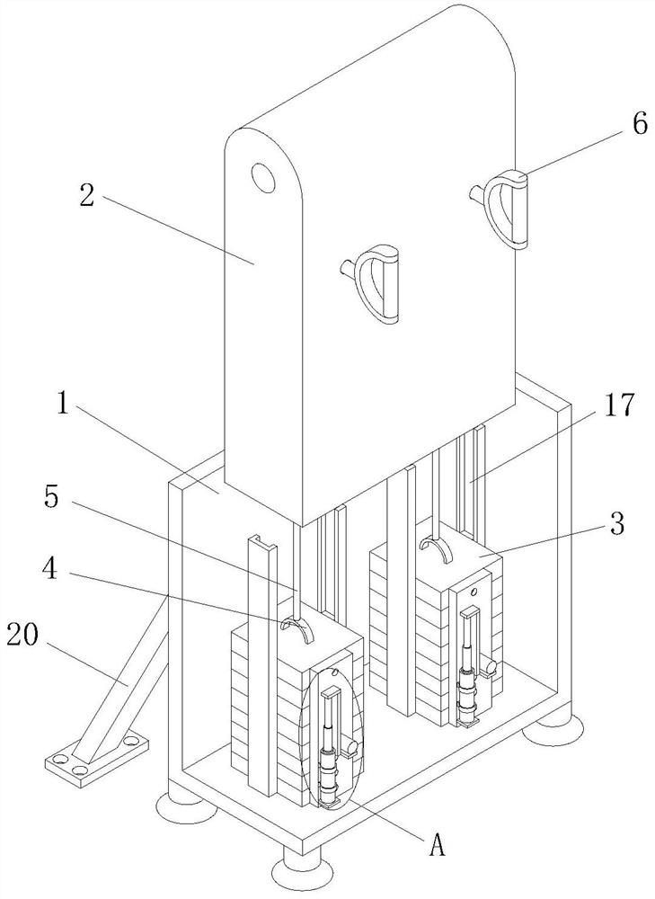 Physical fitness testing device for fitness equipment and use method of physical fitness testing device