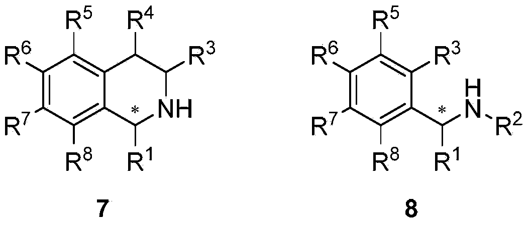 Preparation method and application of chiral amine compound