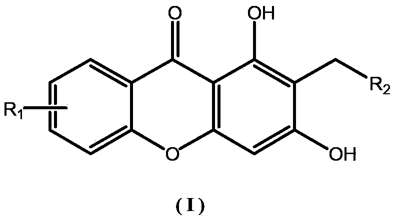 Xanthone compounds and their use in depression resistance