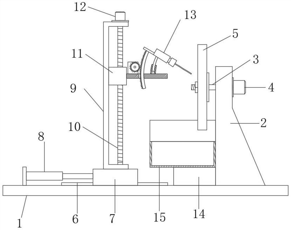 Disc body drilling machine for floor sweeping disc machining