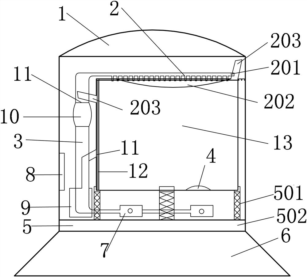 Experimental device and method for simulating damage effect of earthquake on reservoir bank slope rock mass