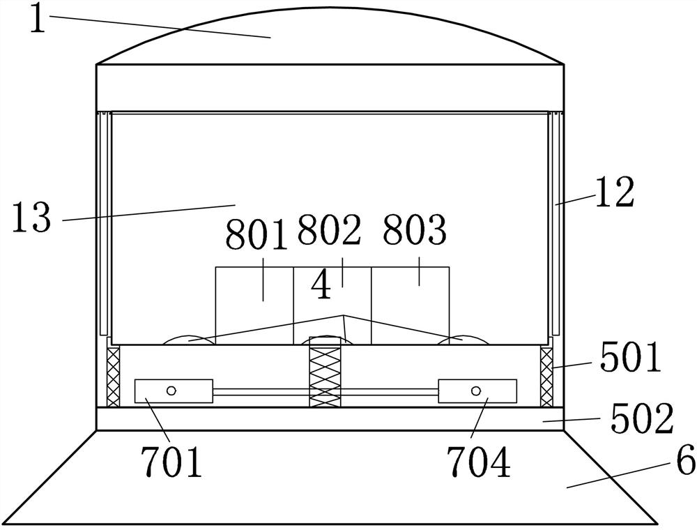 Experimental device and method for simulating damage effect of earthquake on reservoir bank slope rock mass