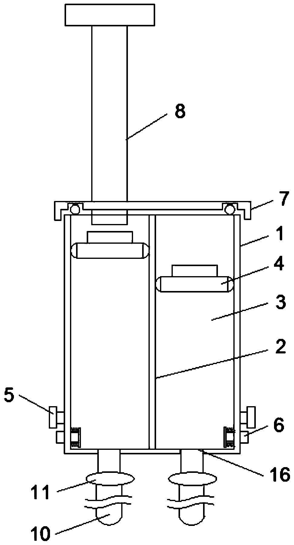 Medicine and food feeding nursing device for gastroenterology department