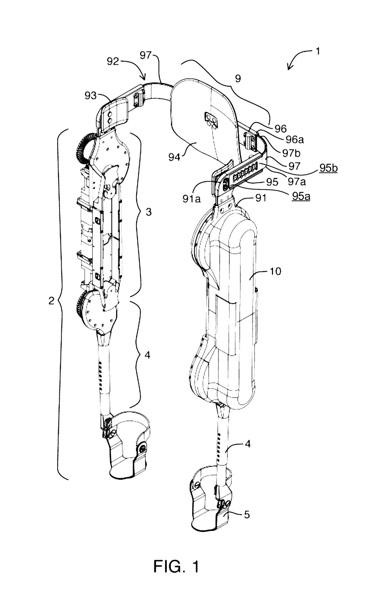 Transmission assembly for use in an exoskeleton apparatus