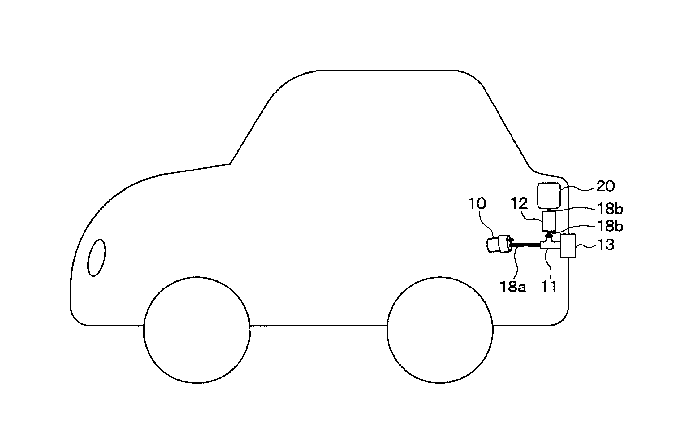 Camera washing device for camera lens