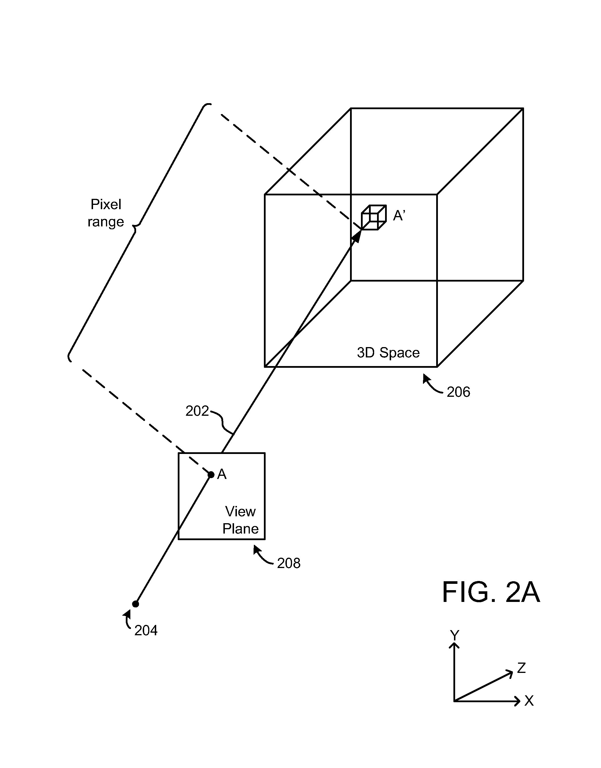 Volume rendering a graphical 3D scene containing a 3D volumetric object and atmospheric effects