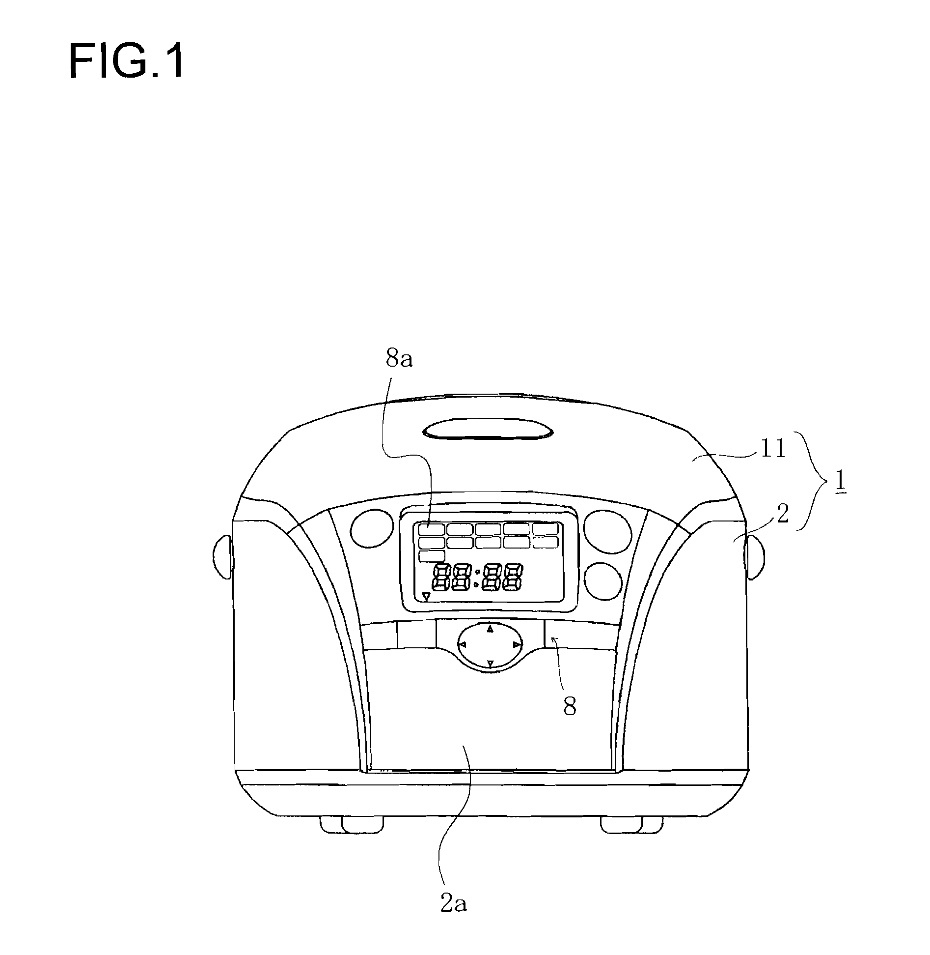 Electric rice cooker and method of cooking rice