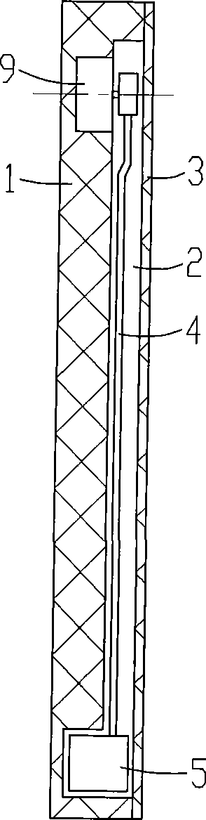 Front inclination angle measurement mechanism for motorcycle