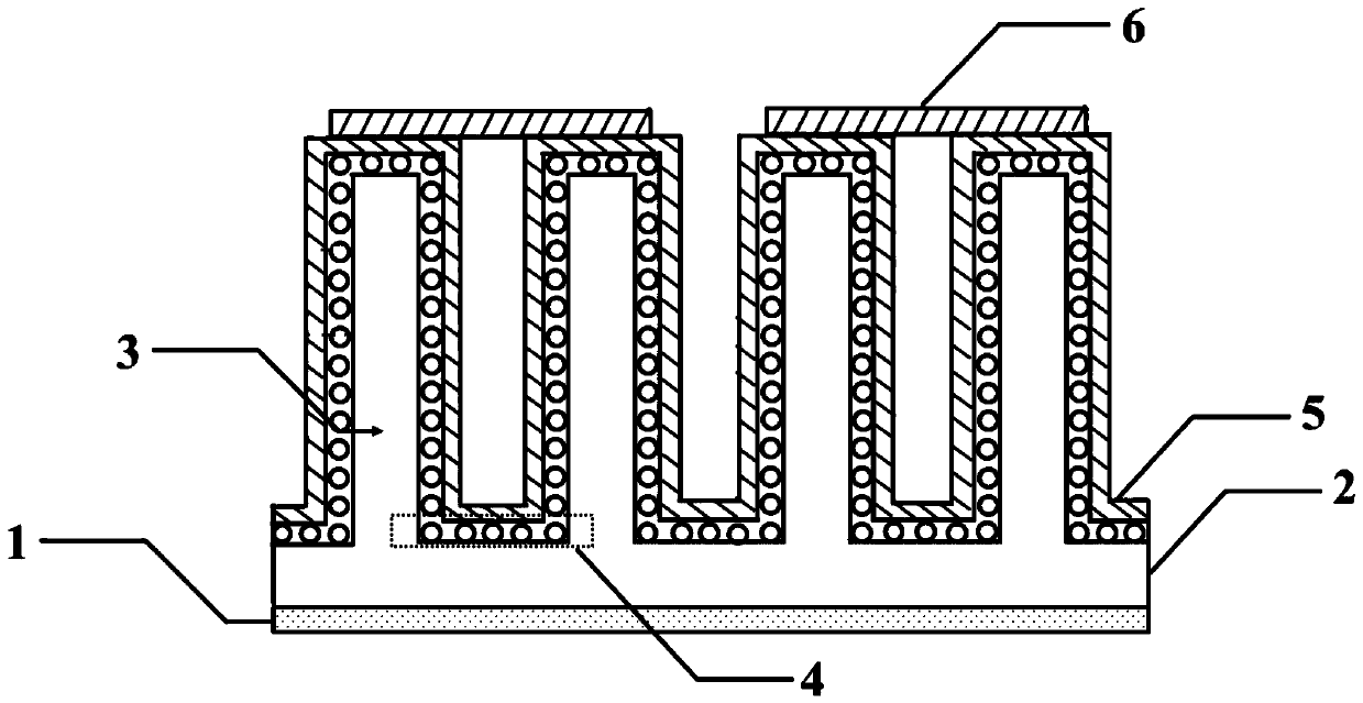 P-type laminated graded band gap silicon quantum dot multilayer film, preparation method and application thereof